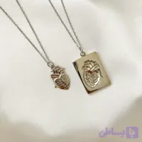 گردنبند کاپلی ست استیل رنگ ثابت | خرید گردنبند کاپلی ست استیل رنگ ثابت اصل از اکسسوری سروه