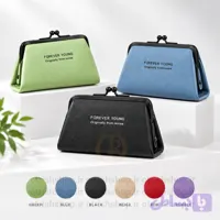 کیف کارت دهنه منگو فلزی فوراور (شیک، جادار، چرم صنعتی حوله‌ای) | فروشگاه کیف اتریش