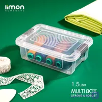 باکس مستطیل 1/5 لیتردرب‌دار لیمون کد کالا 2393