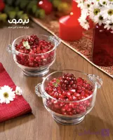 کاسه شیشه ای پذیرایی (سوپ ) جفتی لیمون کدکالا 2330
