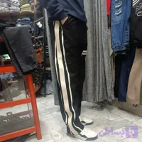 شلوار اسلش مردانه پارچه پنبه گلکسی کد 8035 رنگ مشکی