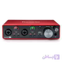 کارت صدا استودیویی فوکوسرایت مدل Focusrite scarlett 2i2 G3