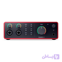 کارت صدا استودیویی فوکوسرایت مدل Focusrite Scarlett 4i4 4th Gen
