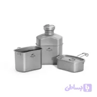 ست غذاخوری و قمقمه تیتانیومی بوشکرفت نیچرهایک مدل NH21CJ004