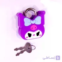 قفل طرح کرومی فانتزی با روکش سیلیکنی