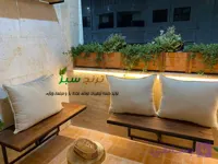 نیمکت دیواری تاشو با چوب ترموود