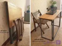 میز تحریر تاشو پایه بلند مدل اریکه