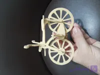 دوچرخه چوبی معرق کاری سایز کوچک