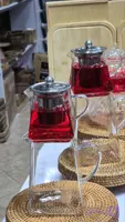 کتری قوری پیرکس مدل کفه مربع جدید وارداتی و درجه یک