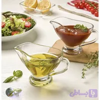 سس خوری شیشه ای دسته دار لیمون کد 235600