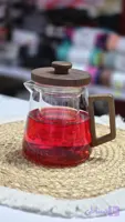 قوری پیرکس درب و دسته آکاسیا