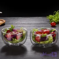 پیاله دوجداره پیرکس 350میل