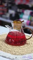 قوری پیرکس درب رنگی