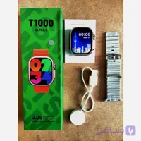 ساعت هوشمند T1000 ultra2 اورجینال پشت پیچ رنگ مشکی