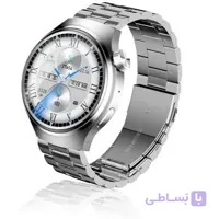 ساعت هوشمند ویسمی مدل WISME-X16 صفحه گرد با بند استیل
