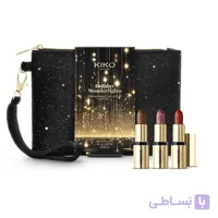 ست رژ لب مینیاتوری کرمی کیکو مدل Holiday Wonderlights | پک هدیه رژ لب براق و جذاب