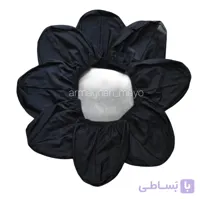 کلاه شنا پارچه ای مشکی سایزبزرگ کد۱۵۶