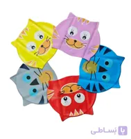 کلاه شنا بچگانه سیلیکونی عروسکی کد ۱۶۶