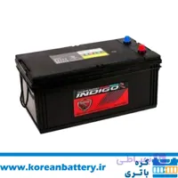 باتری اتمی خودرو برند ایندیگو 220 آمپر ساخت کره با احتساب باتری فرسوده (قیمت یک جفت)
