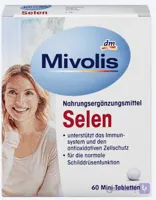 مکمل سلن Selen میوولیس mivolis حاوی 60 عدد قرص