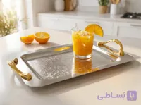 سينی استيل مستطيل متوسط منتيا مدل 1531