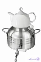 کتری قوری استیل منتیا مدل رز کد 1603