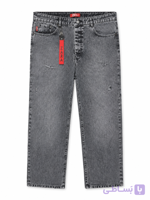 شلوار جین مردانه زارا (ZARA) / 2 رنگ خفن مدل بگ استایل زاپ‌دار