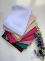 شال حریر کریشه ساده