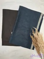 روسری کرپ نخی خال خالی