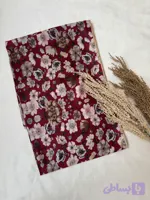 روسری ابریشم طرح گل (کد DPLEG)