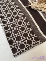 روسری ابریشم هندسه شرقی