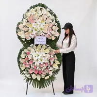 تاج گل 2 طبقه آنتریومی کد 207