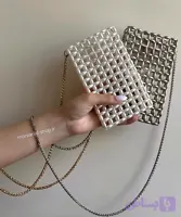 کیف مرواریدی مدل گندمی جنس خارجی