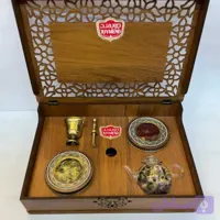 پک چوبی چهار تکه زعفران
