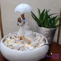آبنما رومیزی دکوری زوج عاشق