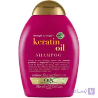 شامپو حاوی روغن آرگان مدل Keratin Oil | تغذیه‌کننده و تقویت‌کننده موهای خشک و آسیب‌دیده ۳۸۵ میل ( امارات )