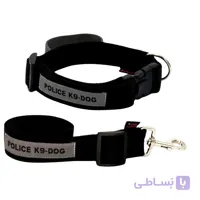 ست بند و قلاده گردنی سگ (نژاد بزرگ) مگی پت مدل  ایکس لارژ پلیس  Xlarge-Police maggy pet