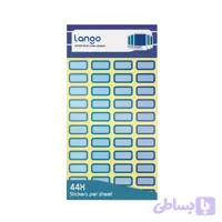 برچسب اسم پنتون آبی4برگی لانگو کد444یاکدIL-075