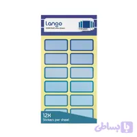 برچسب اسم پنتون آبی4برگی لانگو کد412یاکدIL-073
