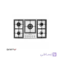 اجاق گاز استیل رومیزی 5 شعله ایندی تک مدل ITS-501 توکار