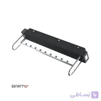 رگال سقفی ریلی آویز لباس پلاتین کد 1018