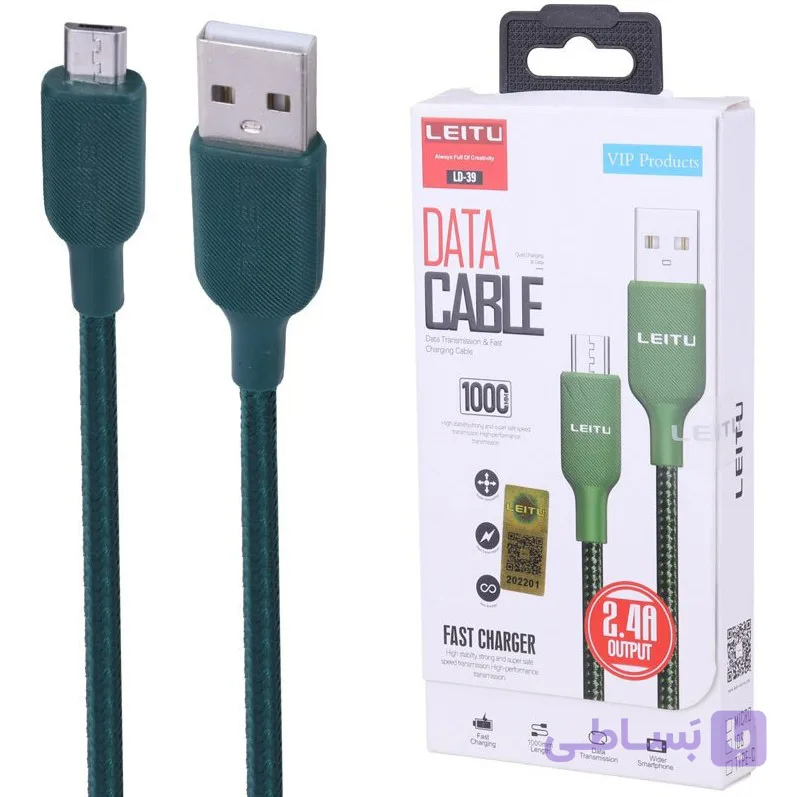 کابل تبدیل USB به Micro-USB لیتو مدل LD-39 طول ۱ متر