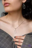 نیم‌ست نقره زنانه مدل 006 عیار ۹۲۵ طرح مدرن و مینیمال
