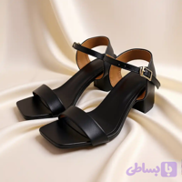 کفش صندل تابستانی بندی مشکی (کد ۰۰۶۹)