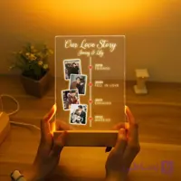 استند نوری طرح عاشقانه Love Story | کادو عاشقانه سفارشی | کادو ولنتاین