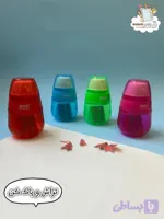 پاک کن و مداد تراش مخزن دار مدل ساده