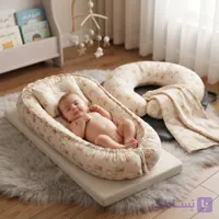 تشک گارد محافظ گهواره نوزاد مهرگل با پارچه ترک ضد حساسیت
