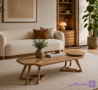 میزجلومبلی وعسلی گرد مدرن مدل آرتاکد۱۴۰۶
