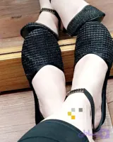 پاپوش جلو بسته کف چرمی طرح بیسکویتی سایز ۳۷