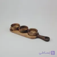 تخته سرو آجیل و تنقلات چوبی مدل Walnut Feast